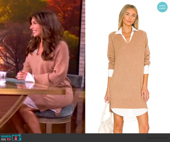 Bruchu Walker Looker Vee Dress worn by Alyssa Farah Griffin on The View