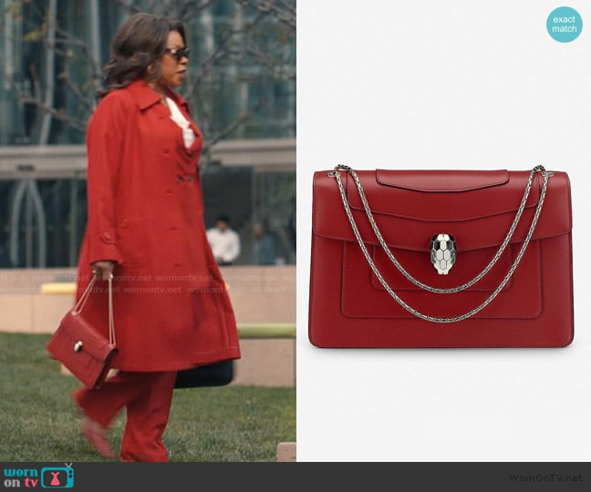 Bulgari Serpenti Handbag 386873 Collector Square worn by Emerald Greene (Niecy Nash-Betts) on Alls Fair
