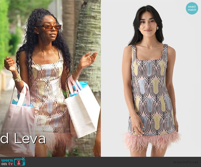 Cara Cara Carlie Mini Dress worn by Venita Aspen on Southern Charm