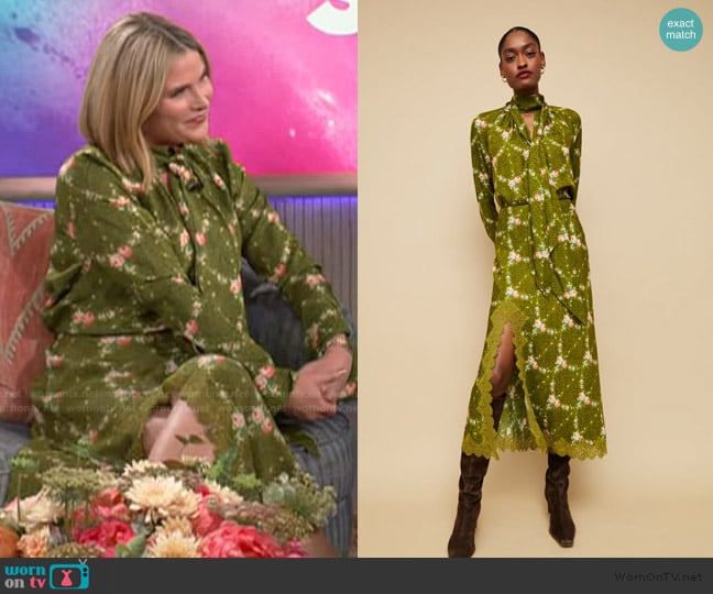 Cara Cara Sundance Top worn by Jenna Bush on The Kelly Clarkson Show