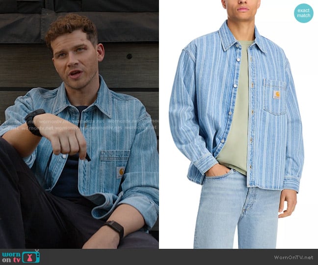 Carhartt WIP Rylan Shirt Jacket worn by Evan Buckley (Oliver Stark) on 9-1-1