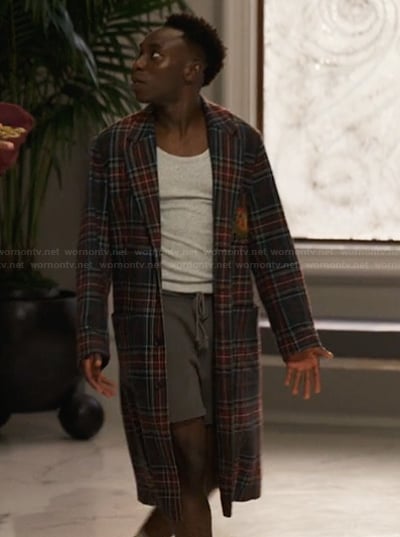 Carlton's plaid coat on Bel-Air