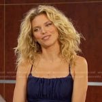 Cat’s navy maxi dress on Days of our Lives