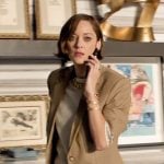 Celine's beige suit on The Morning Show