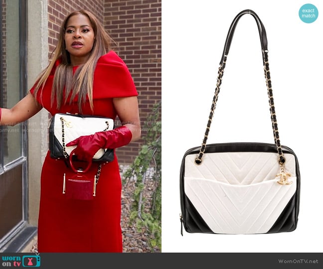 Chanel Chain Shoulder Bag worn by Mary Cosby on The Real Housewives of Salt Lake City