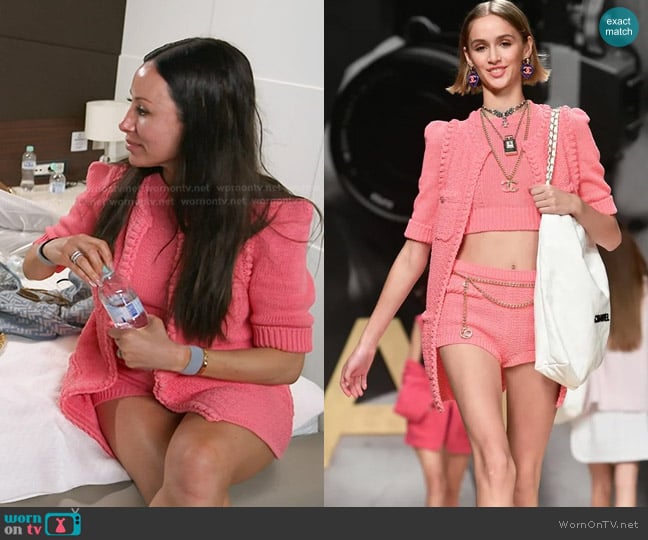 Chanel Summer 2022 Collection worn by Angie Katsanevas on The Real Housewives of Salt Lake City