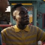 Carlton’s yellow polo shirt on Bel-Air