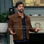 Chase’s brown suede jacket on General Hospital