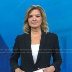 Christine Romans’s black blazer on Today