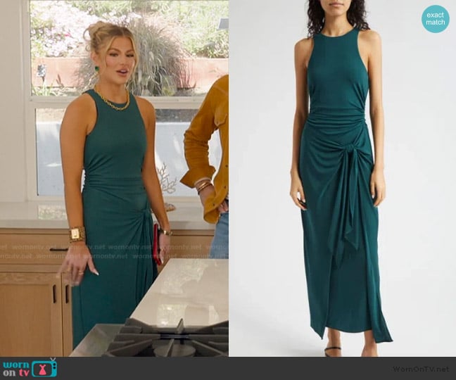 Cinq a Sept Andie Side Tie Dress worn by Fiona Belle (Fiona Belle) on Selling the OC