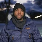 Shaquille Brewster’s blue hooded jacket on Today