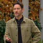 Daniel’s green jacket on The Young and the Restless