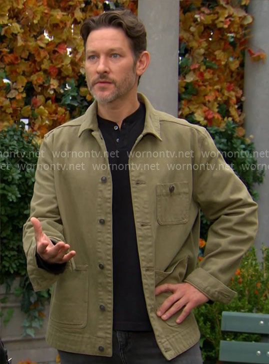 Daniel's green jacket on The Young and the Restless