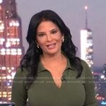 Darlene’s green collared sweater dress on Today