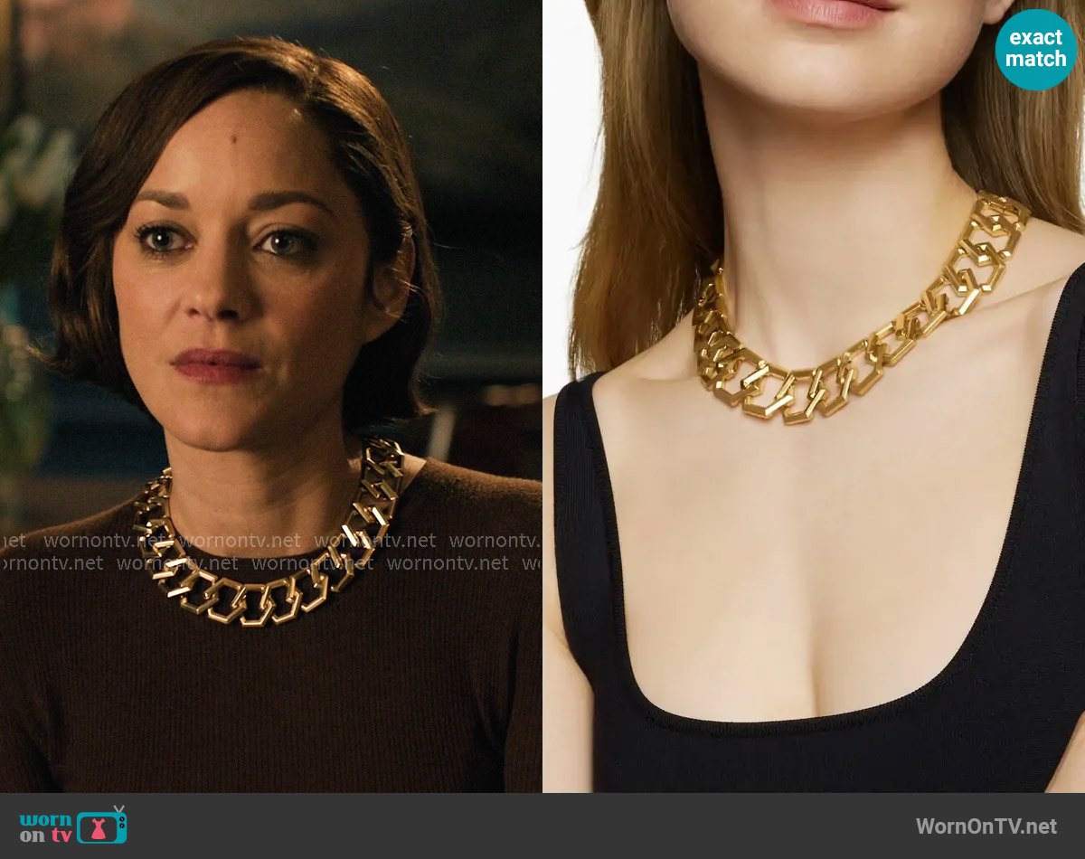 David Yurman Carlyle™ Necklace worn by Celine Dumont (Marion Cotillard) on The Morning Show