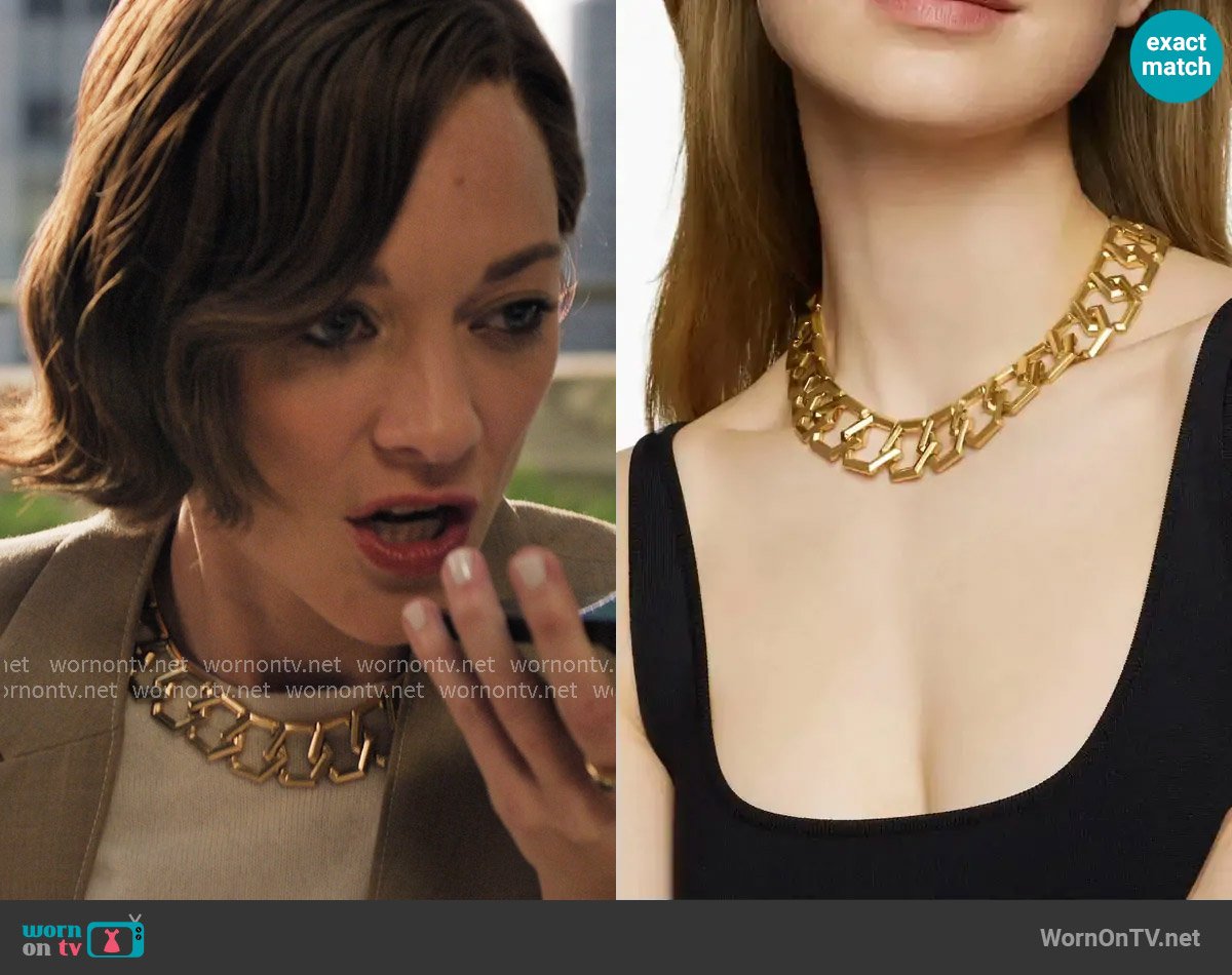 David Yurman Carlyle™ Necklace worn by Celine Dumont (Marion Cotillard) on The Morning Show