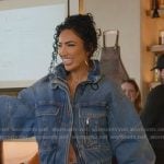 Bre’s denim jacket on Selling Sunset