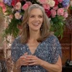 Diane’s blue sequin gown on The Young and the Restless