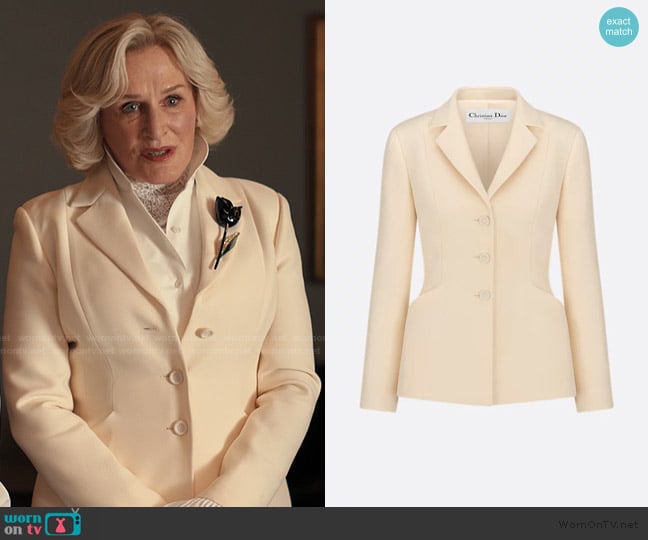 Dior 30 Montaigne Bar Jacket worn by Dina Standish (Glenn Close) on Alls Fair