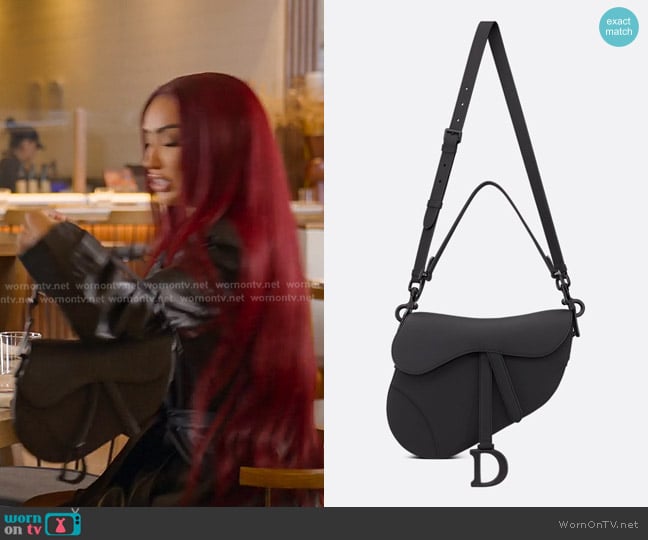Dior Saddle Bag with Strap worn by Bre Tiesi on Selling Sunset