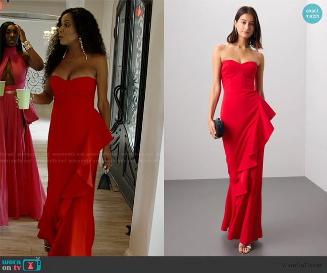 Dress the Population Paris Gown worn by Stacey Rusch on The Real Housewives of Potomac