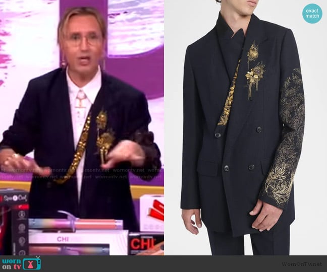Dries Van Noten Barton Embellished Dinner Jacket worn by Adir Abergel on The View