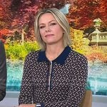 Dylan’s geometric print polo dress on Today