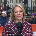 Dylan’s red tweed coat on Today