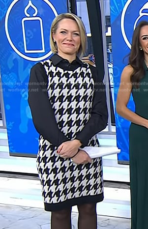Dylan's houndstooth dress on Today