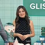 Adrianna’s black dot turleneck dress on Today