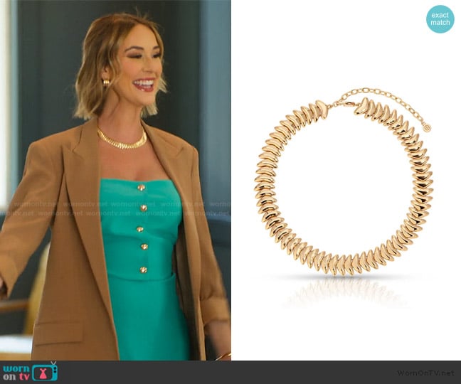 Ettika Metal Moderna Necklace worn by Ashtyn Zerboni (Ashtyn Zerboni) on Selling the OC