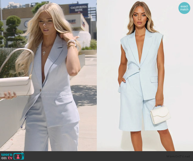 Fashion Nova Paloma Linen Vest worn by Miranda McWhorter on The Secret Lives of Mormon Wives