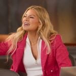 Fiona’s pink tweed jacket on Selling the OC