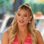 Fiona’s red stripe confessional dress on Selling the OC