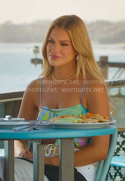 Fiona's printed cami on Selling the OC