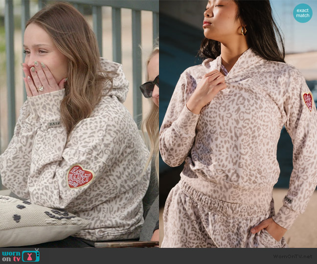 Five the Label Heart Club Hoodie worn by Mikayla Matthews on The Secret Lives of Mormon Wives