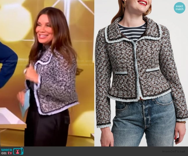 Gretta’s tweed jacket on The View Gretta’s tweed jacket on The View