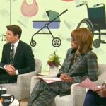 Gayle King’s green plaid suit on CBS Mornings