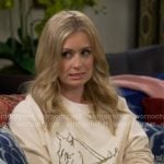 Gemma’s horse sweatshirt on The Neighborhood