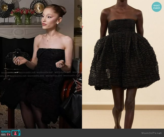 Giambattista Valli Silk Organza Jumpsuit worn by Ariana Grande on Today