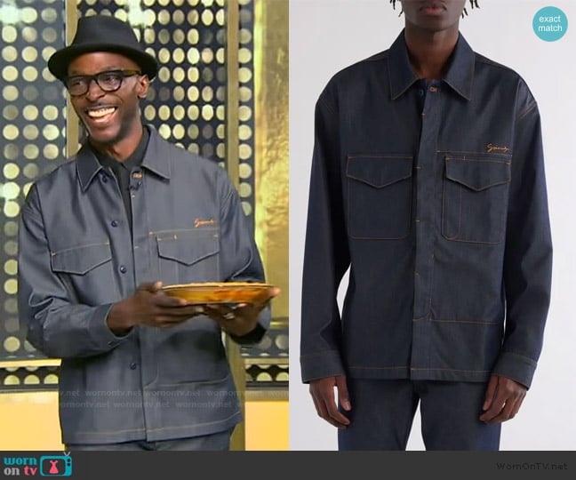 Kyler’s denim jacket on Tamron Hall Show