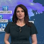 Maria's green tie neck dress on Today