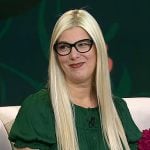 Laura Lynne Jackson’s green smocked midi dress on Today