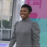 Jas Nicholas’s grey turtleneck sweater dress on Today