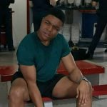 Harry’s silver and green sneakers on 9-1-1