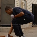 Harry’s silver and green sneakers on 9-1-1