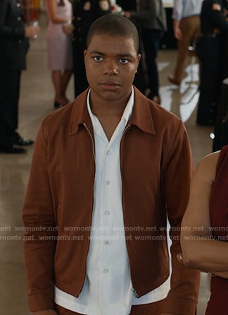 Harry's brown zip jacket on 9-1-1