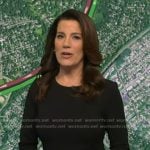 Heather’s black houndstooth dress on Good Morning America