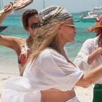 Heather’s white short sleeve shirt and shorts on The Real Housewives of Salt Lake City