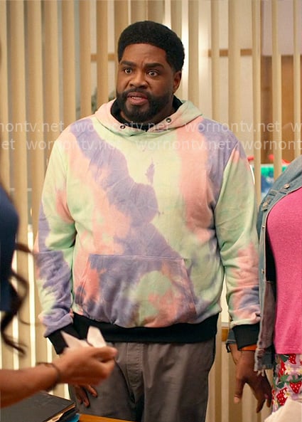 Howard's tie-dye hoodie on Loot
